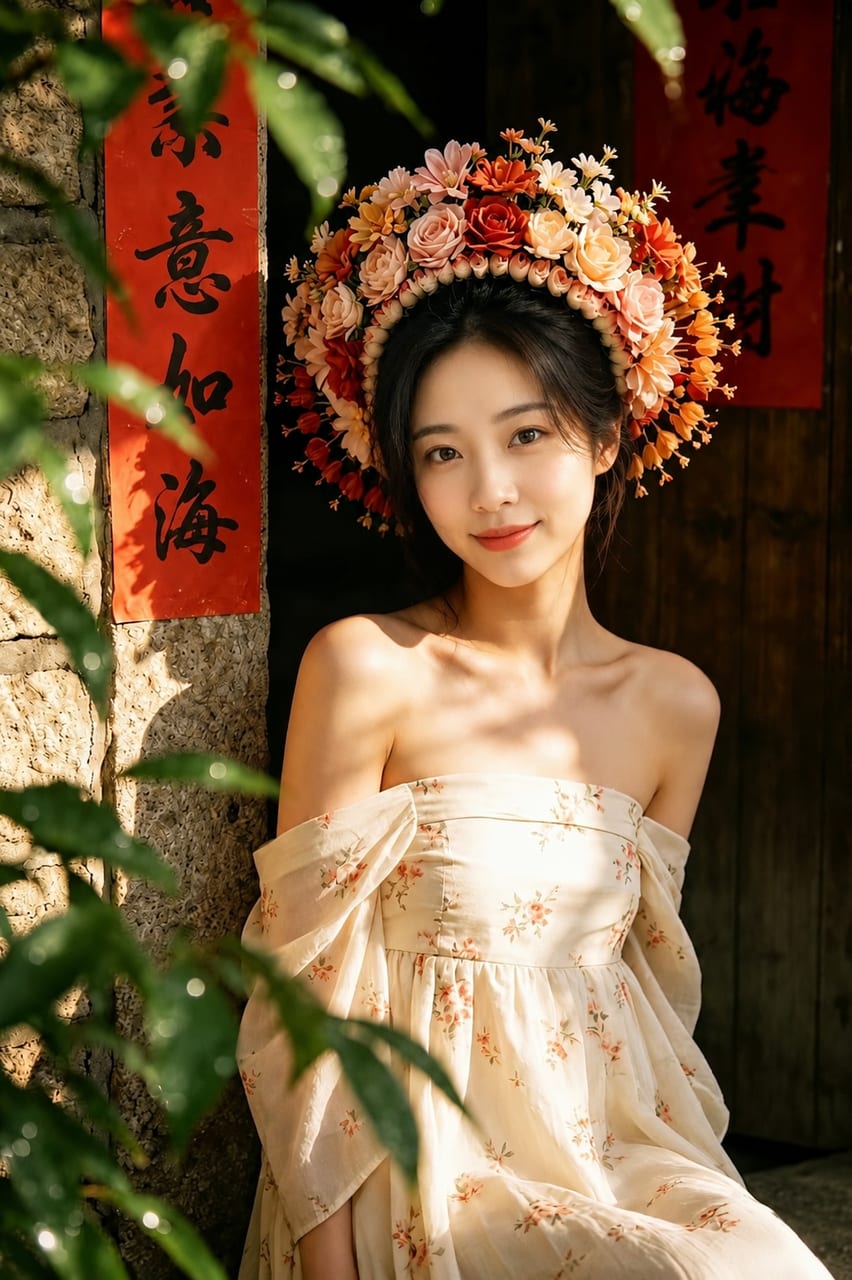 中式宫廷婚服 网友生成效果