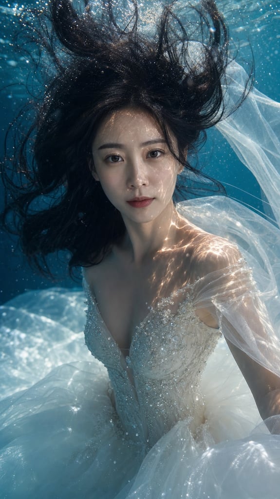 水下婚纱写真