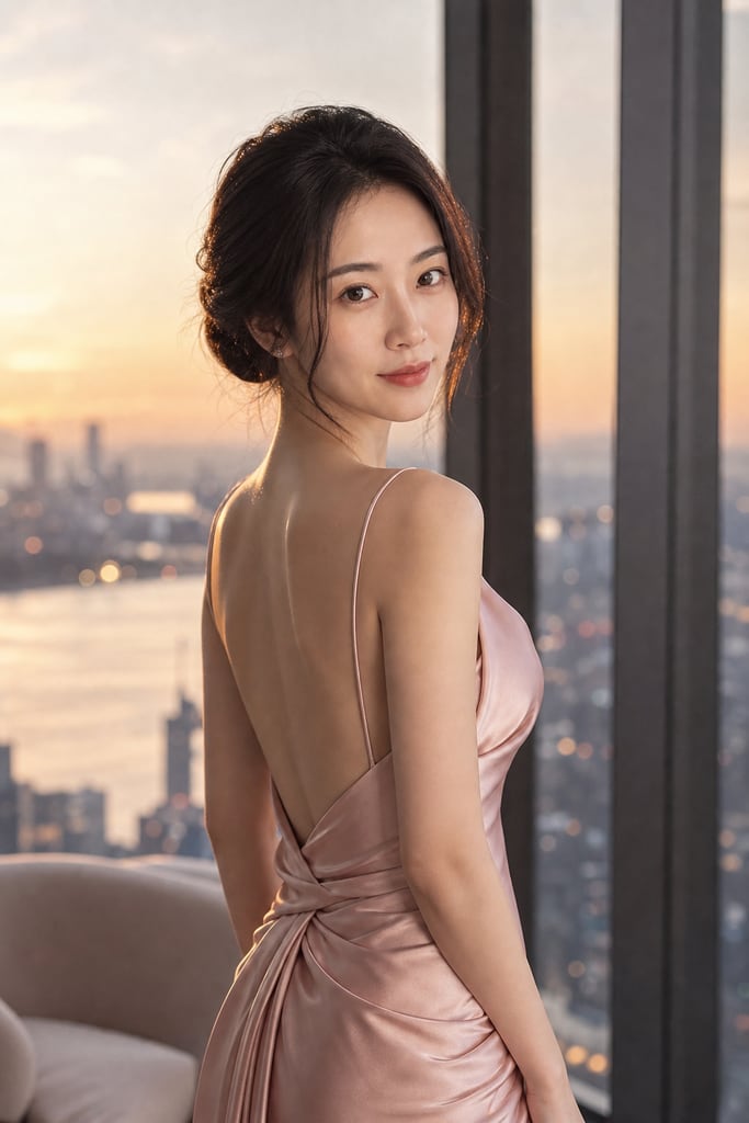 落日轻奢氛围写真